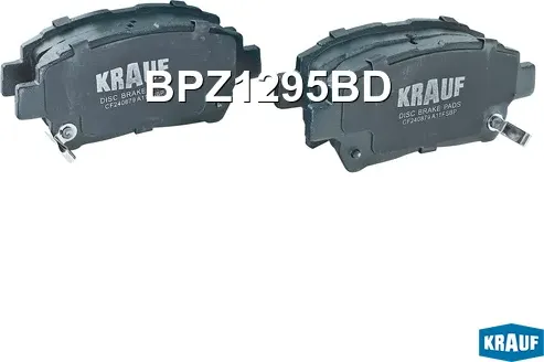 Колодки тормозные дисковые (Krauf). Артикул BPZ1295BD