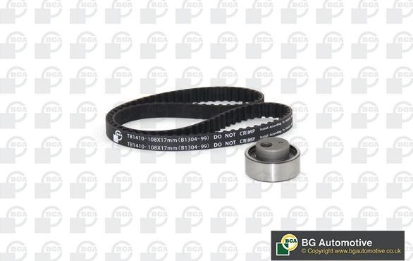 Ремень ГРМ с роликами (комплект) BGA для Mega Club 1992-1999. Артикул TB1410K