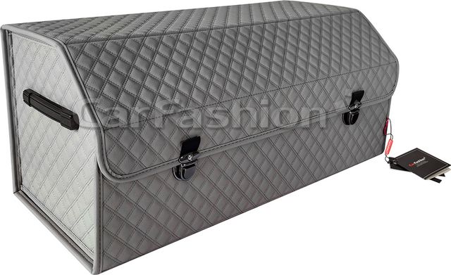 Органайзер CarFashion в багажник TREVEL L Темно-серый/Темно-серый. Артикул 45043