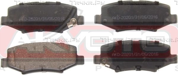 Тормозные колодки Akyoto Packing AKYOTO задние для Dodge Nitro 2006-2012. Артикул AKD-20201