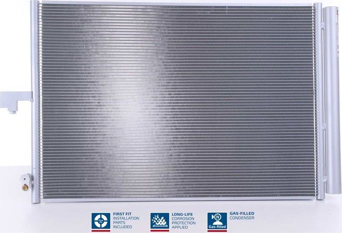 Радиатор кондиционера (конденсатор) Nissens (алюминий). Артикул 940780