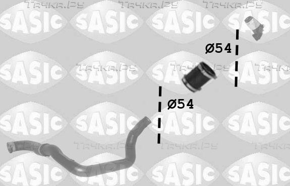 Патрубок интеркулера Sasic. Артикул 3334053