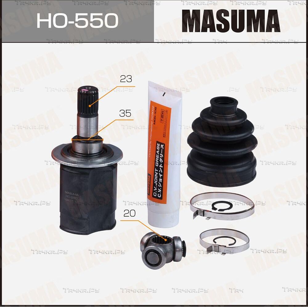 Шрус внутренний (граната) Masuma. Артикул HO-550