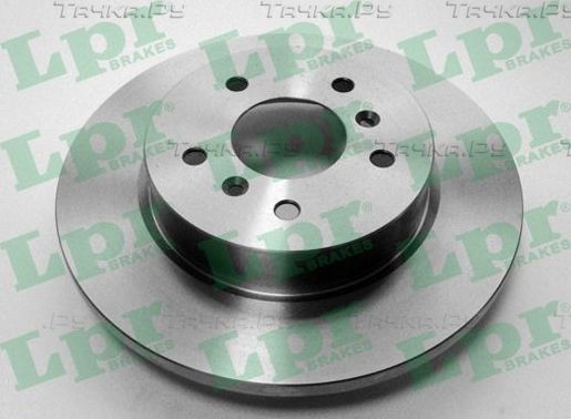 Тормозной диск LPR задний для Nissan Qashqai II 2013-2026. Артикул N2048P