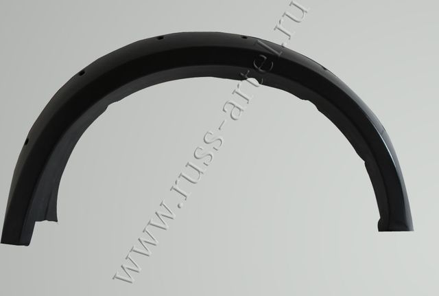 Расширители колесных арок Русская Артель широкие (вынос 90мм) для Mitsubishi L200 IV 2007-2013 (Single Cab, Club Cab) (Глянец, под покраску). Артикул RML-005500