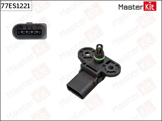 77ES1221 Датчик давление во впускном газопроводе/ VW GOLF/PASSAT 1.6 (Master KIT). Артикул 77ES1221