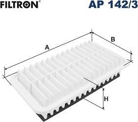 Воздушный фильтр Filtron. Артикул AP 142/3