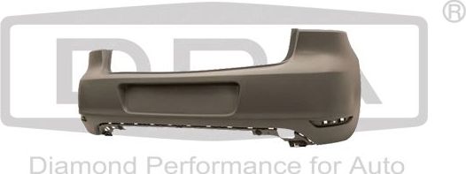 Бампер DPA задний для Volkswagen Golf VI 2008-2013. Артикул 88070295902