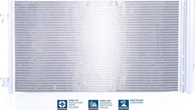 Радиатор кондиционера (конденсатор) Nissens (алюминий) для MINI Clubman I (R55) 2010-2014. Артикул 940204