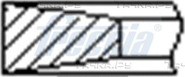 Поршневые кольца Freccia для Volvo S80 II 2011-2016. Артикул FR10-376200