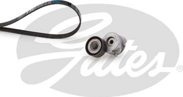 Приводной ремень поликлиновой с роликами (комплект) Gates Micro-V® для Opel Corsa E 2014-2019. Артикул K036PK1218