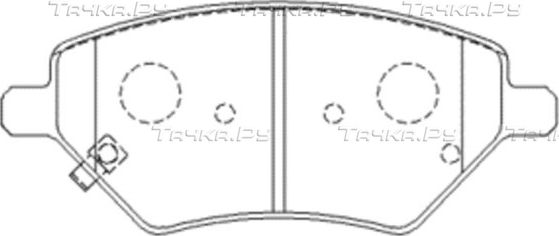 Тормозные колодки CTR. Артикул GK1544