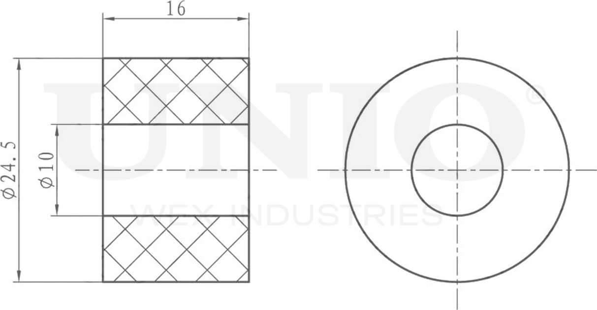 Втулка стабилизатора (Unio). Артикул RMP-10200