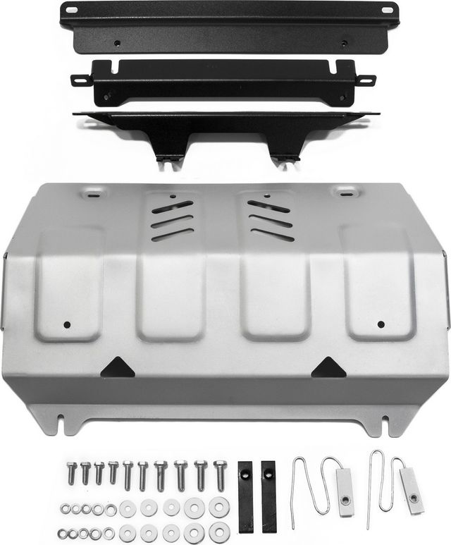 Защита алюминиевая Rival для радиатора Fiat Fullback 2016-2026. Артикул 2333.4046.1.6