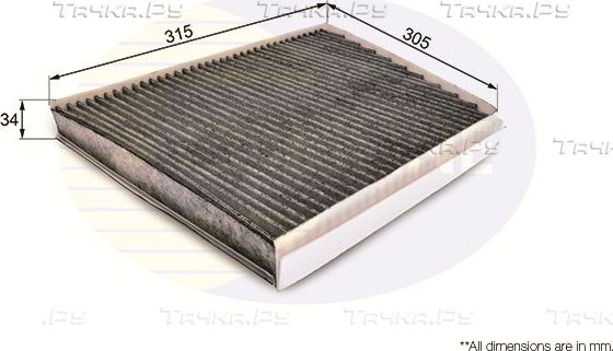 Салонный фильтр Comline. Артикул EKF139A