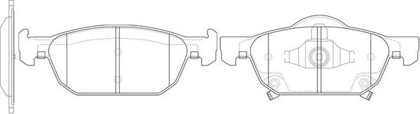Тормозные колодки FIT. Артикул FP8194