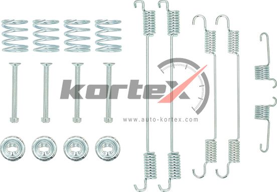 Ремкомплект барабанных колодок (Kortex). Артикул KBD012