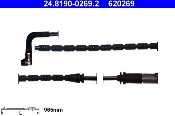 Датчик износа тормозных колодок  ATE. Артикул 24.8190-0269.2