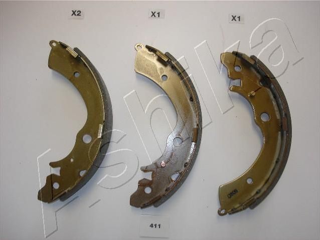 Тормозные колодки ASHIKA. Артикул 55-04-411