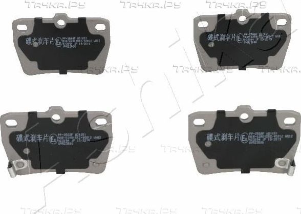 Тормозные колодки ASHIKA. Артикул 51-02-256