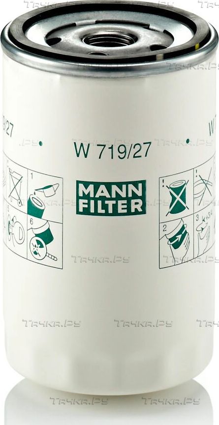 Масляный фильтр Mann-Filter для Ford Focus I 1998-2005. Артикул W 719/27