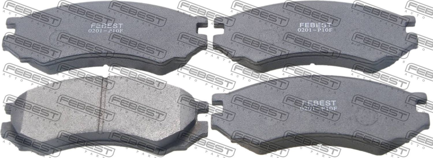 Тормозные колодки Febest. Артикул 0201-P10F