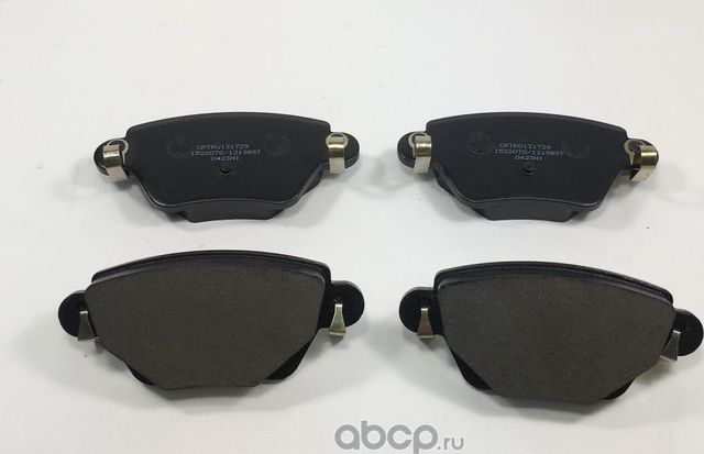 Колодки торм. задние Cartronic CRTR0131729 Аналог 1522070/ 1219897/ 1219894/ 120 Cartronic. Артикул CRTR0131729