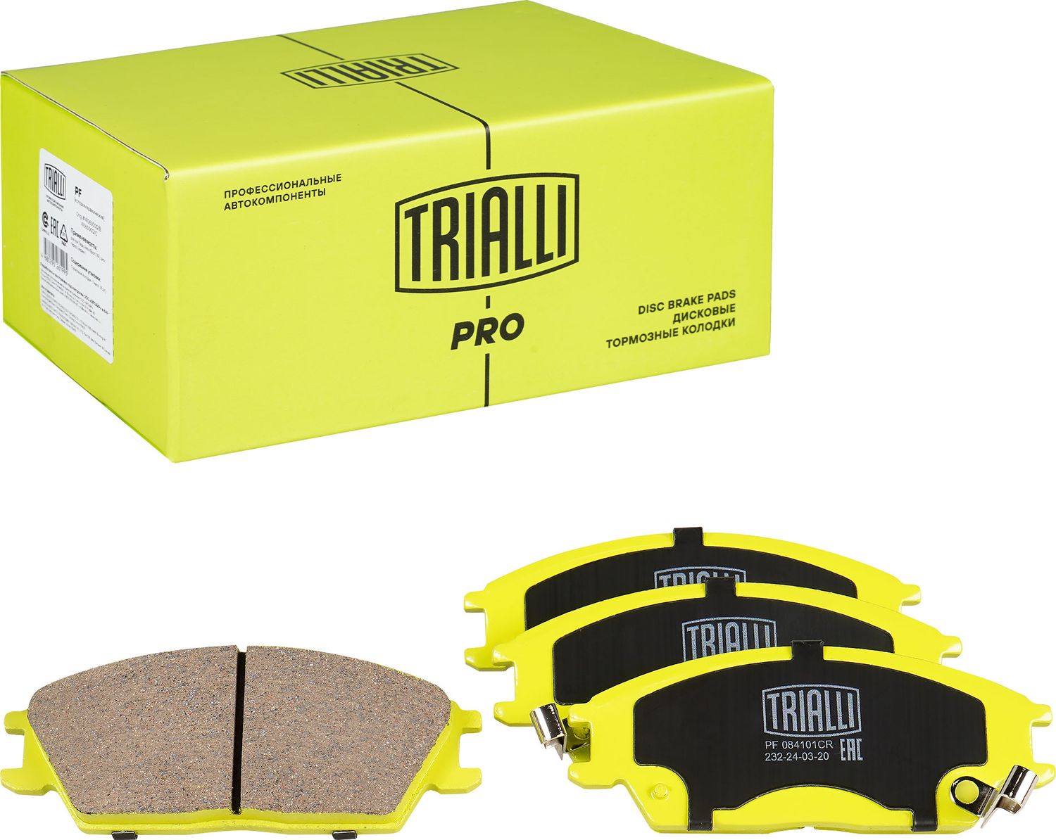 Тормозные колодки Trialli (Керамика). Артикул PF 084101CR