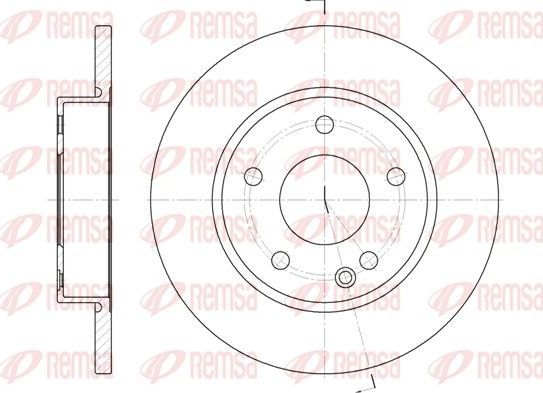 Тормозной диск Remsa. Артикул 6526.00