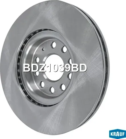 Диск тормозной (Krauf). Артикул BDZ1039BD