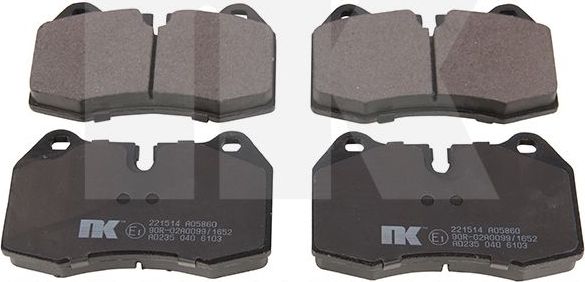 Тормозные колодки NK. Артикул 221514