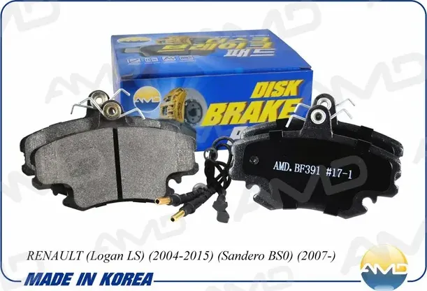 Колодка дискового тормоза 410602192R/AMD.BF391 AMD AMD. Артикул AMDBF391