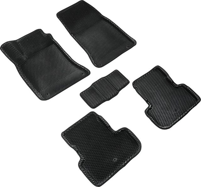 Коврики Seintex 3D EVA ромб для салона Infiniti Q30 2015-2026 Черные. Артикул 317240