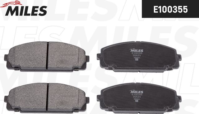 Тормозные колодки Miles (Semi-Metallic). Артикул E100355