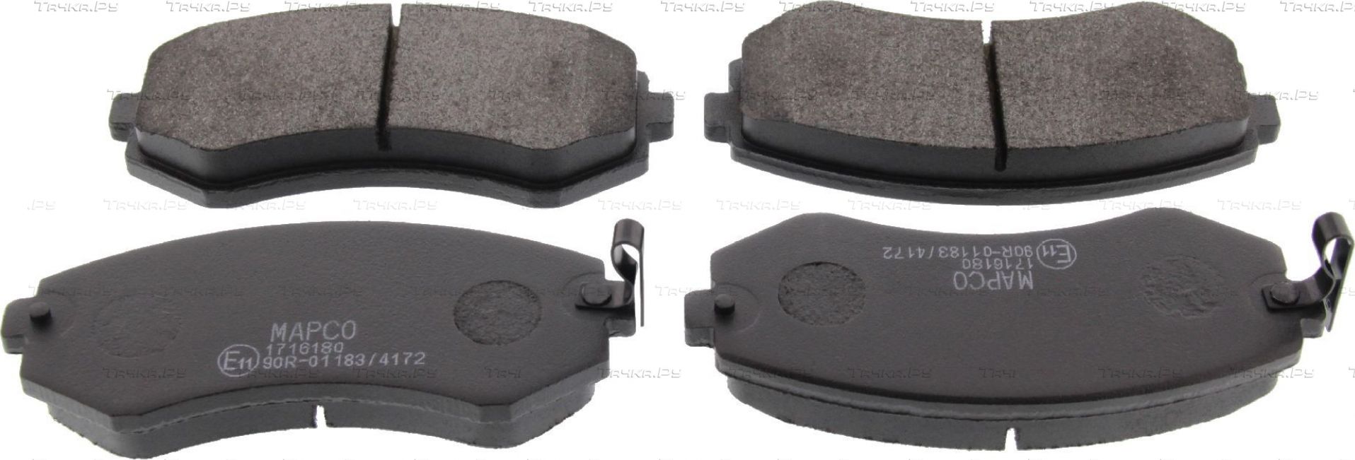 Тормозные колодки MAPCO передние для Nissan Almera N15 1997-2000. Артикул 6810