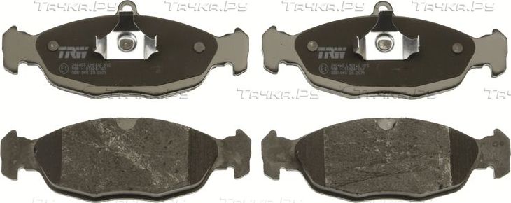 Тормозные колодки TRW COTEC передние для Chevrolet Corsa 1994-2002. Артикул GDB1040