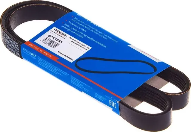 Ремень приводной (Avantech). Артикул 6PK1065