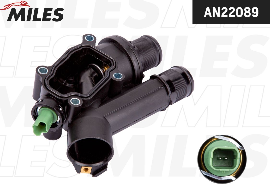 Термостат PEUGEOT 407/ FORD MONDEO/ LAND ROVER FEELANDER 2.0D/2.2D 06- (Miles). Артикул AN22089