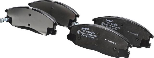 Тормозные колодки Delphi (Low-Metallic). Артикул LP1743
