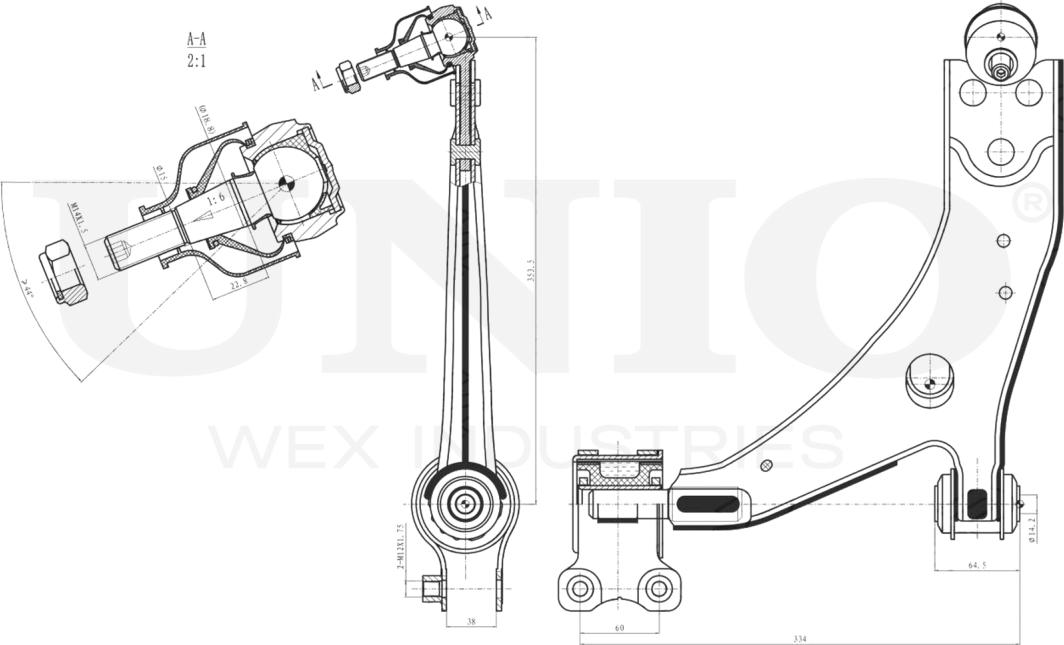 Рычаг подвески (Unio). Артикул SSP-40036