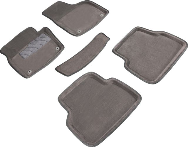 Коврики Seintex 3D ворсовые для салона Volkswagen Tiguan 2011-2015 СЕРЫЕ. Артикул 84778