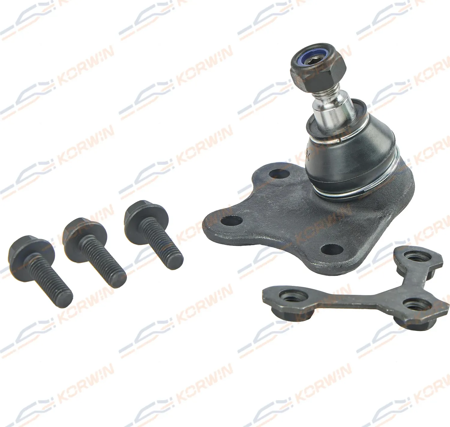 Шаровая опора R VOLKSWAGEN POLO 9N3 01 03 2005 гарантия 1 год 30т км) (Korwin). Артикул KWAE0009R