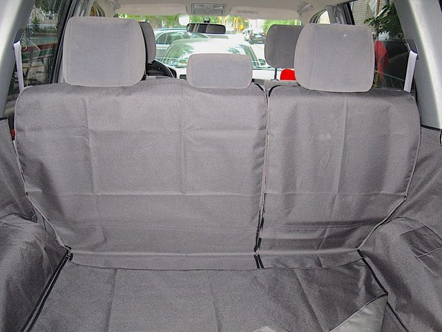 Защитный чехол AUTOSMSTUDIO "Maxi" в багажник автомобиля для Lexus GX 470 (5 мест) 2002-2009, серый. Артикул TP-LC120(5)-MAXI-GR