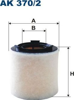 Воздушный фильтр Filtron. Артикул AK 370/2