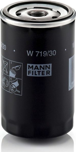 Масляный фильтр Mann-Filter для Volkswagen Jetta VI 2010-2017. Артикул W 719/30