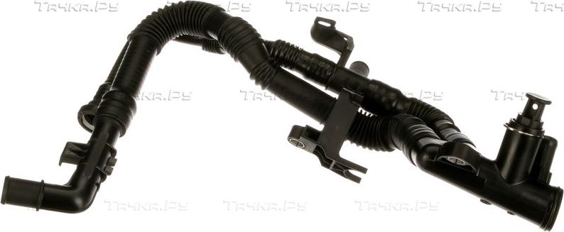Патрубок печки (шланг отопителя) Gates (полимерный материал) для Peugeot 206 2004-2007. Артикул 02-1730