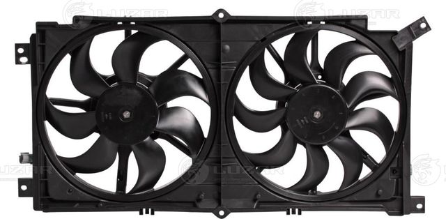 Вентилятор радиатора двигателя Luzar для SsangYong Actyon II 2012-2026. Артикул LFK 1755