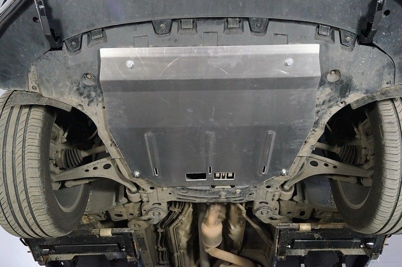 Защита алюминиевая ТСС (4 мм) для картера и КПП GAC GS8 2021-2023. Артикул ZKTCC00555