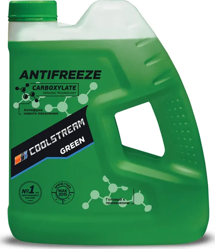 Антифриз зеленый -40С 4кг Green COOL STREAM (Coolstream). Артикул CS010909GR
