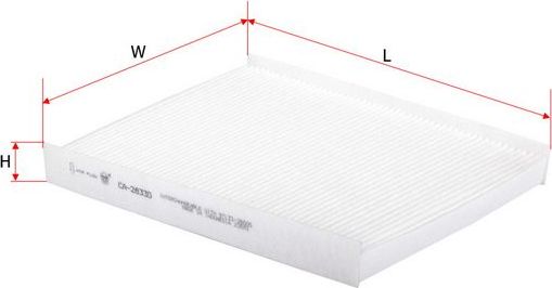 Салонный фильтр Sakura. Артикул CA-28330